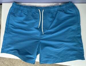 Coach Hydro-Reactive Magic Print Bright Blue Swim Trunks Men's XXL